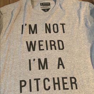 Men’s Routine Baseball pitcher t-shirt